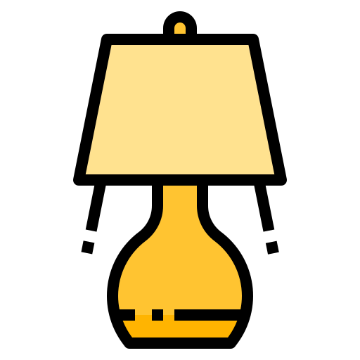 Table lamp icon