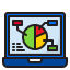 Pie chart icon 64x64