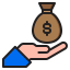 Money bag icon 64x64