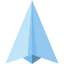 Paper plane icon 64x64