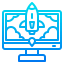 Rocket launch icon 64x64