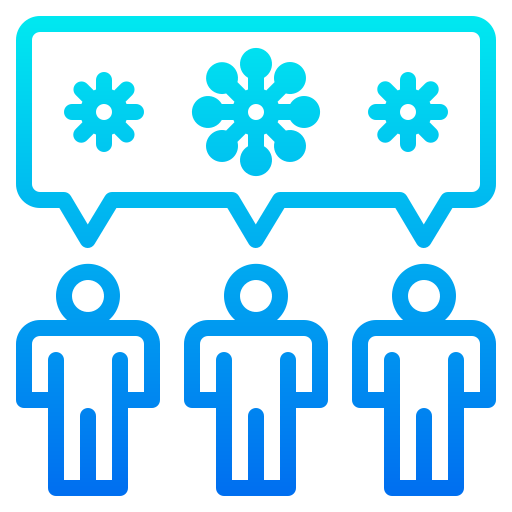 Virus transmission icon
