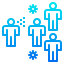 Virus transmission icon 64x64
