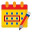Calendar ícono 64x64