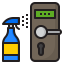 Cleaning spray icon 64x64