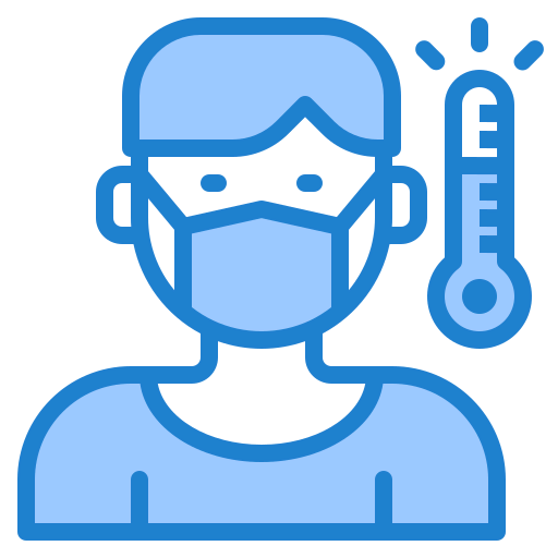 High temperature icon