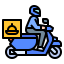 Food delivery Ikona 64x64