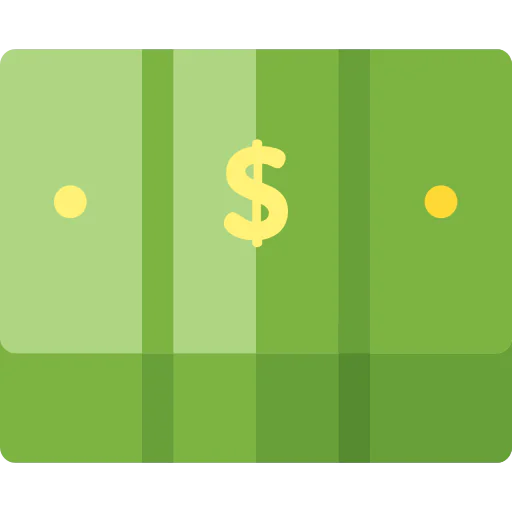 Долларовая банкнота иконка