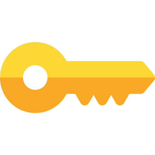 Door key icon