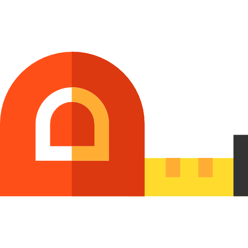 Measuring tape icon