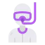 Scuba diver アイコン 64x64