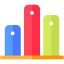 Bar chart icon 64x64