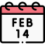February 14 icon 64x64