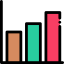 Bar chart icon 64x64