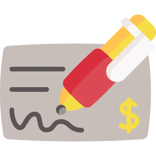 Cheque icon