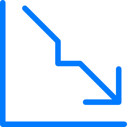 Line chart icon