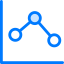 Line graph アイコン 64x64