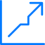 Line chart アイコン 64x64