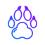Pawprint icon 64x64
