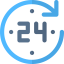 24 hours icon 64x64