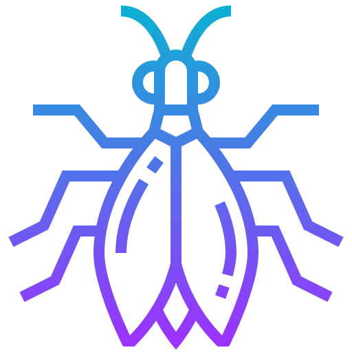Winged insect icon
