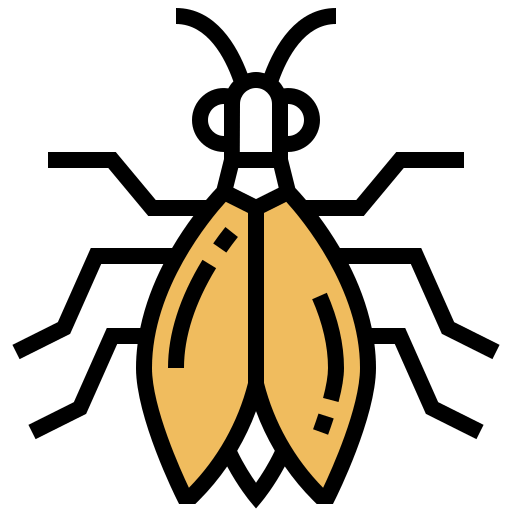 Winged insect icon