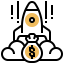 Financial profit icon 64x64