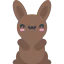 Chocolate bunny icon 64x64