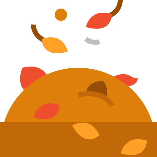 Leaf fall icon
