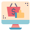 Online shopping ícono 64x64