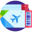 Boarding pass icon 64x64