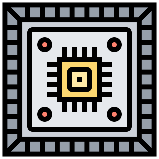 Microprocessor ícono