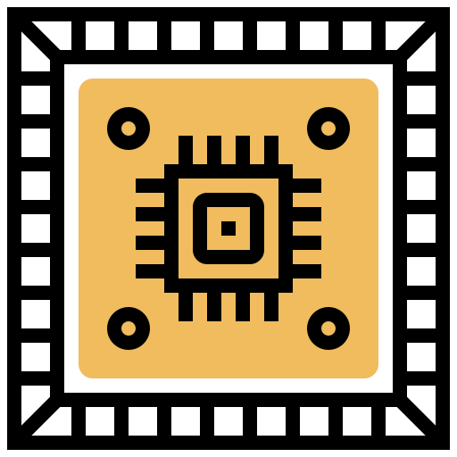 Microprocessor ícono
