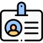 Id card icon 64x64