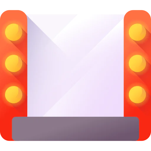 Makup mirror Symbol