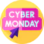 Cyber monday icon 64x64