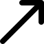 Diagonal arrow іконка 64x64