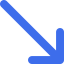 Diagonal arrow icon 64x64