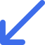 Diagonal arrow icon 64x64