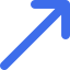 Diagonal arrow icon 64x64