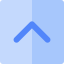 Up arrow biểu tượng 64x64