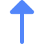Up arrow biểu tượng 64x64