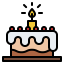 Birthday cake icon 64x64