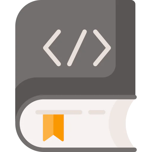 Coding book ícone