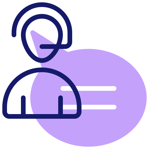 Customer service agent icon
