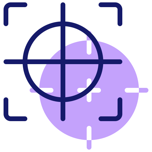 Shooting target icon
