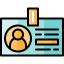 Id card icon 64x64