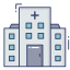 Hospital building biểu tượng 64x64