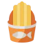 Fried fish アイコン 64x64