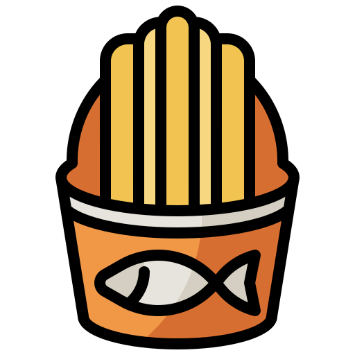 Fried fish іконка